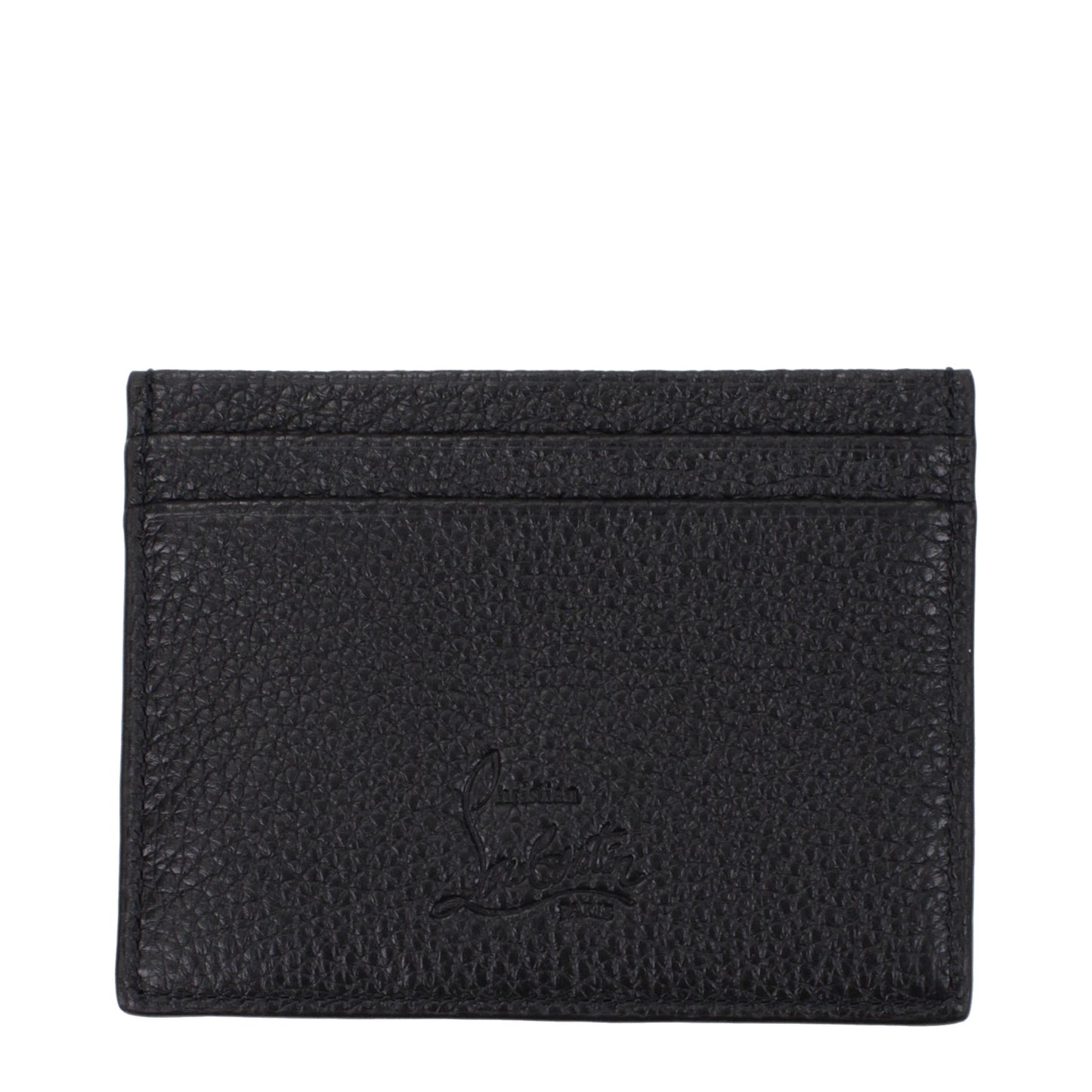 Louboutin Document Holders Men Leather Black