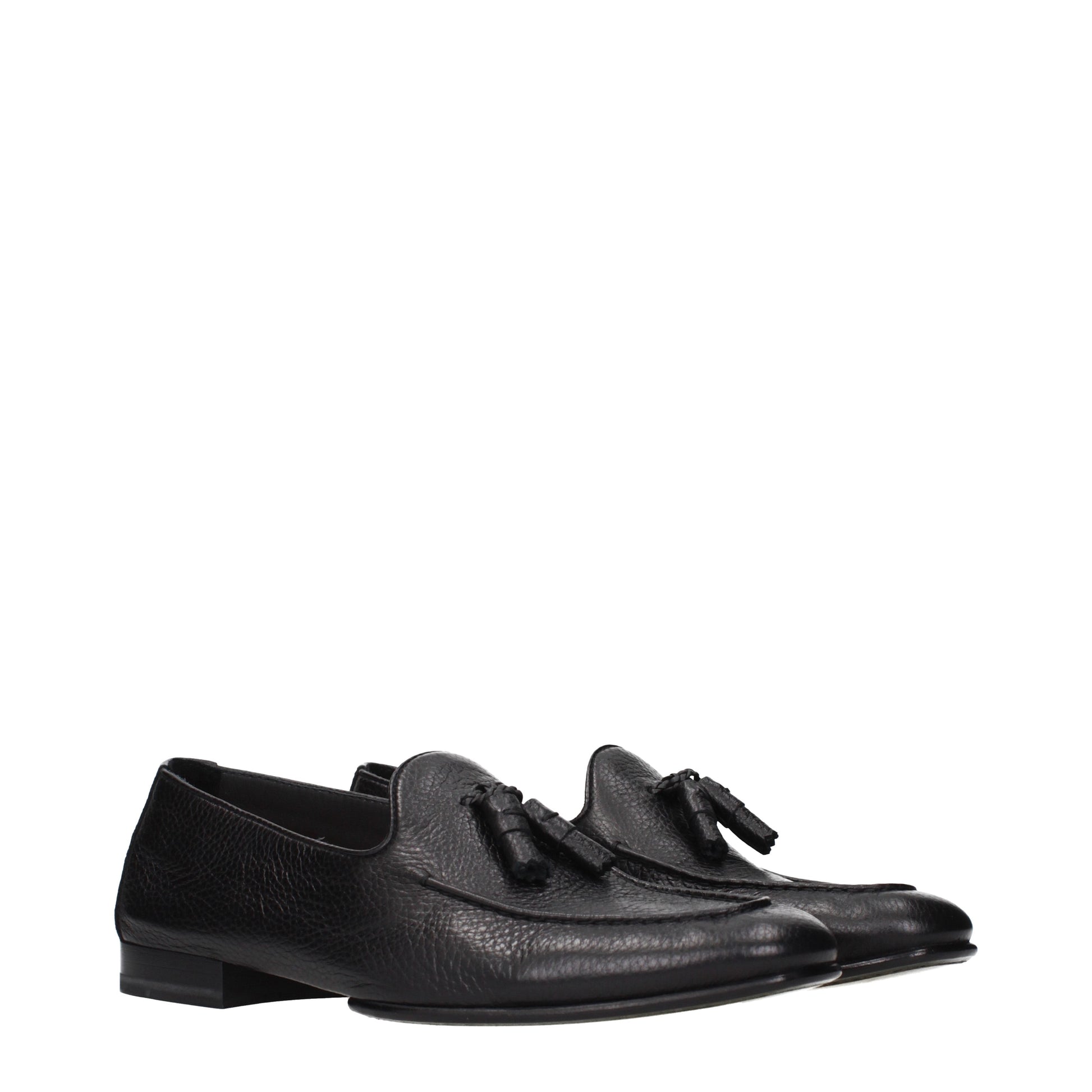 Doucal's Loafers Men Leather Black