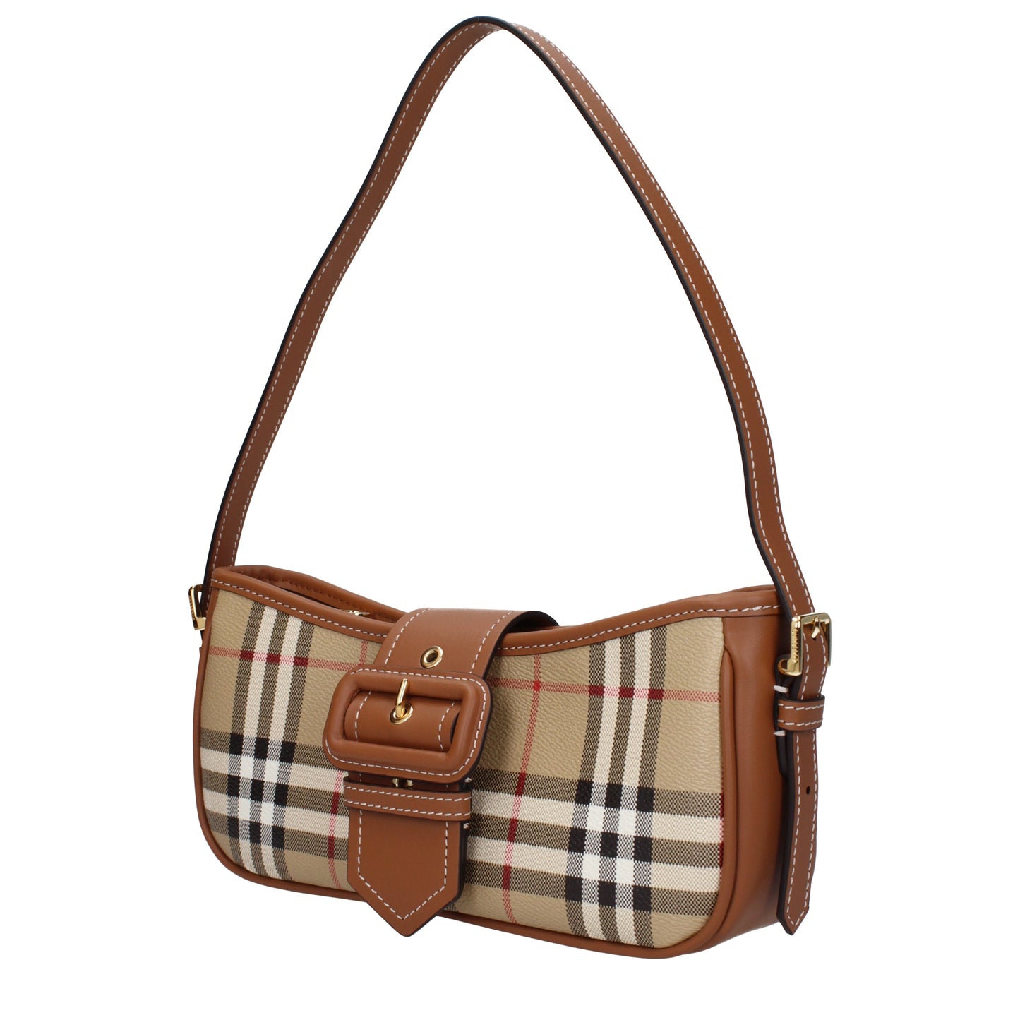 Burberry Shoulder Bags Women Fabric  Beige/Brown