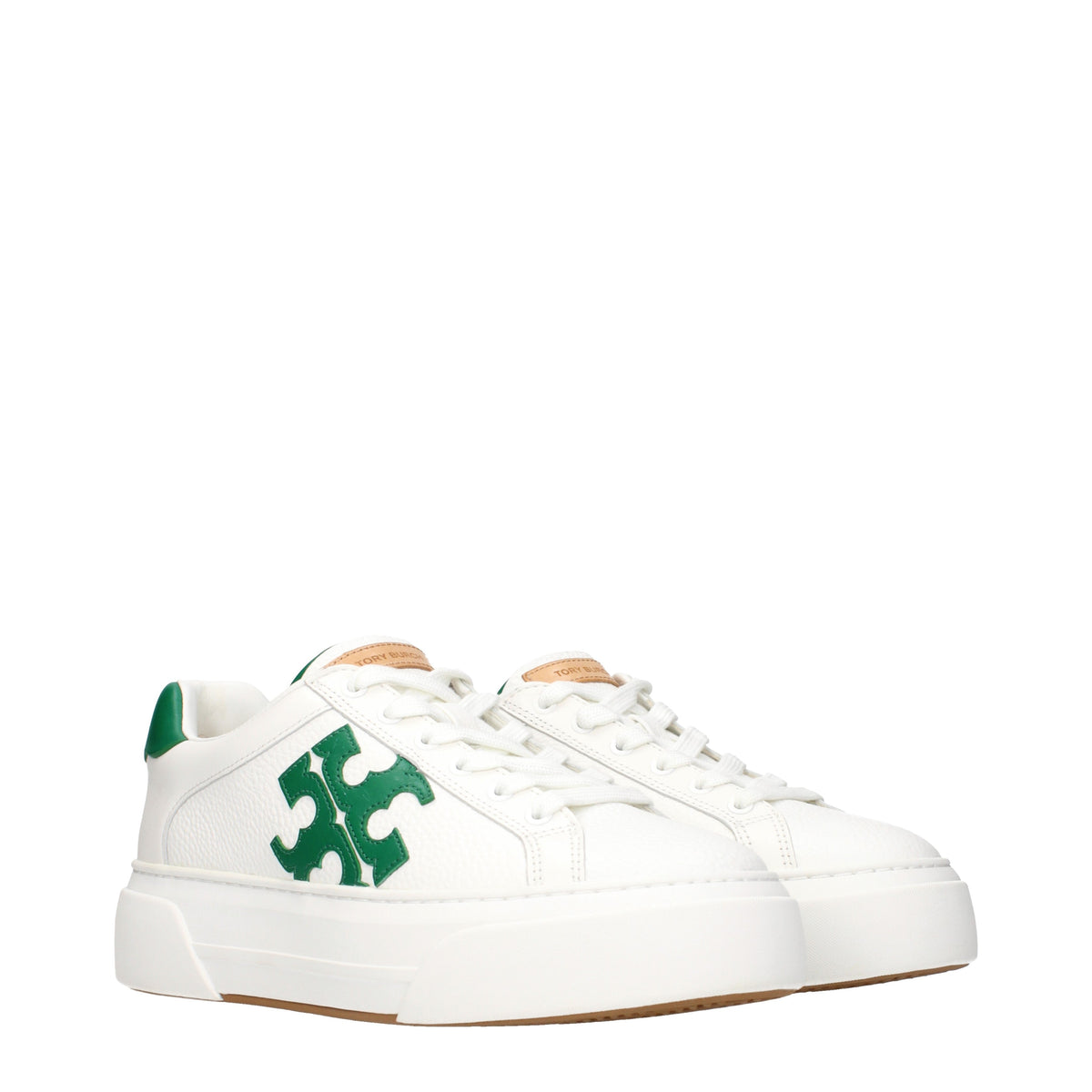 Tory Burch Sneakers Women Leather White/Green