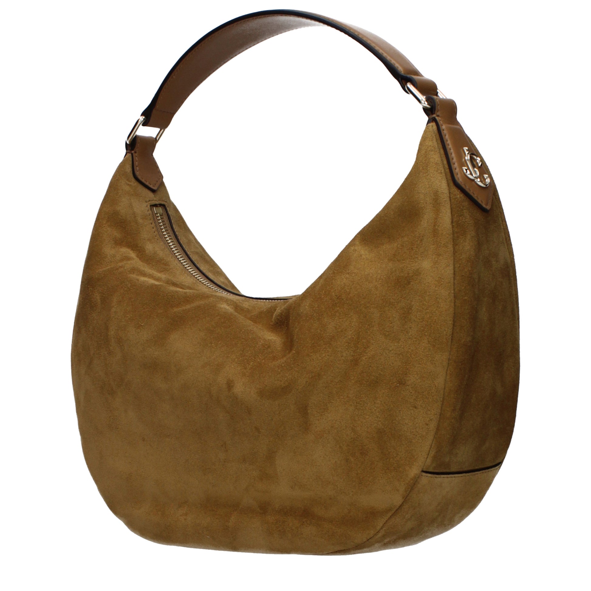 Jimmy Choo Shoulder Bags Women Suede Brown/Camel
