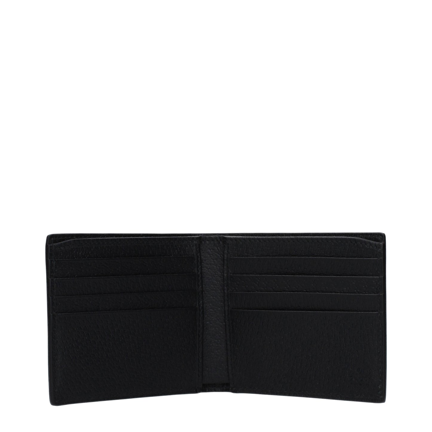 Gucci Wallets Men Leather Black