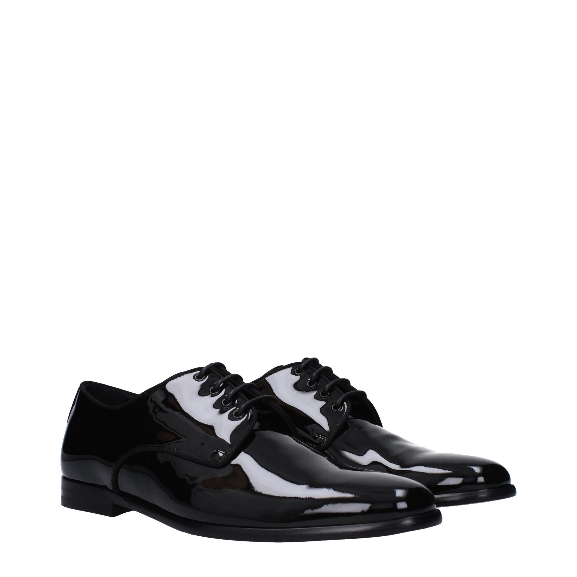 Dolce&Gabbana Men's Lace up and Monkstrap Patent Leather