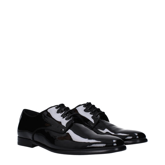 Dolce&Gabbana Men's Lace up and Monkstrap Patent Leather