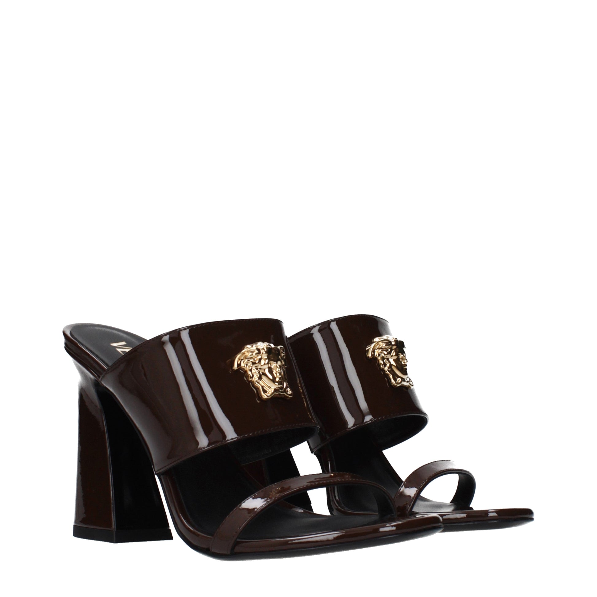 Versace Women's Sandals Patent Leather