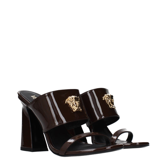 Versace Women's Sandals Patent Leather