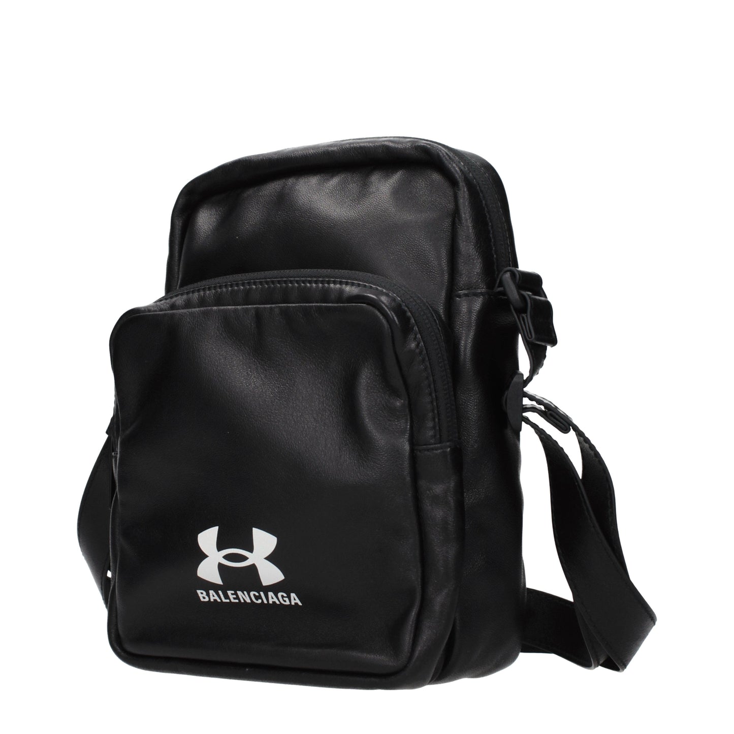 Balenciaga Crossbody Bags Men Leather Black