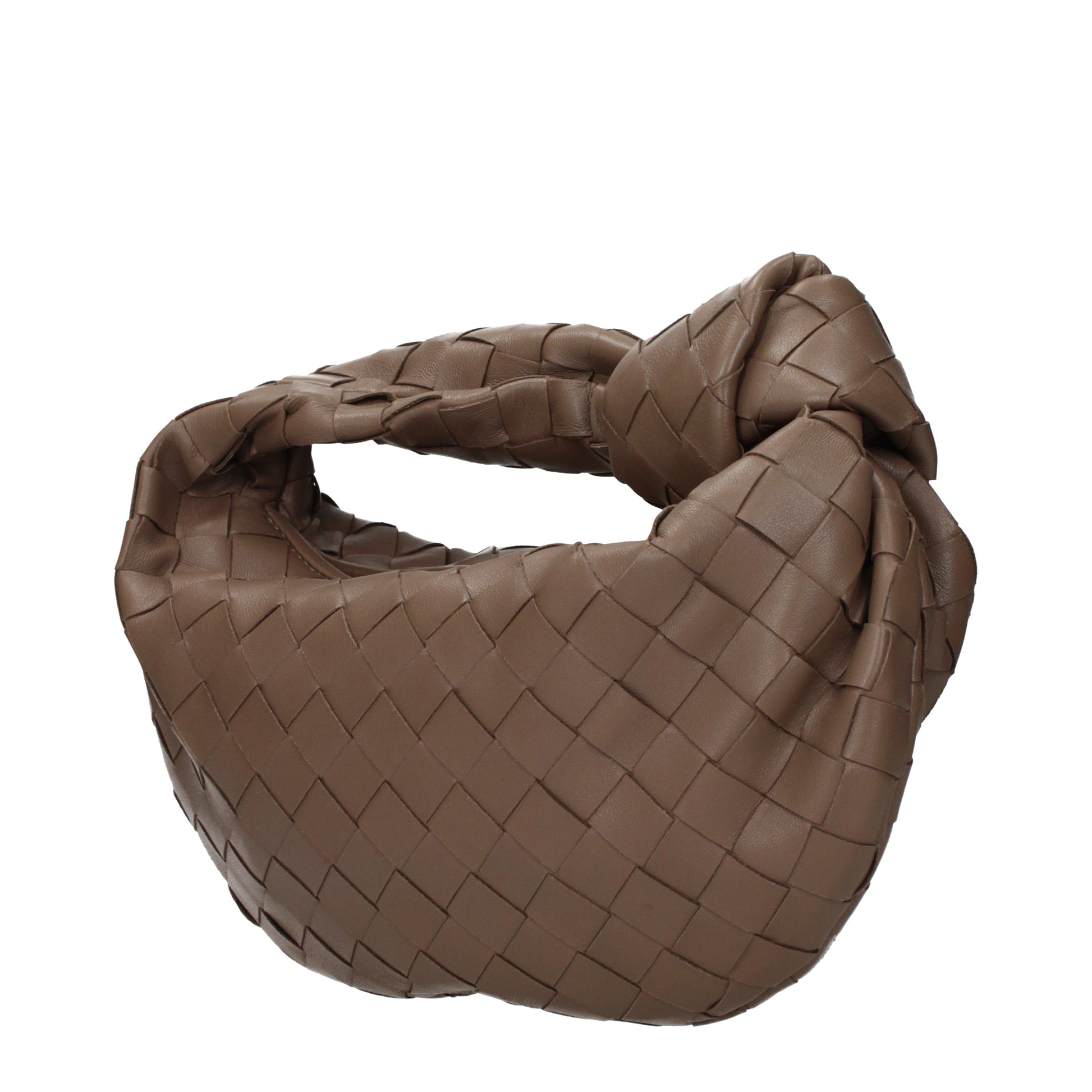 Bottega Veneta Handbags Women Leather Brown/Pinecone
