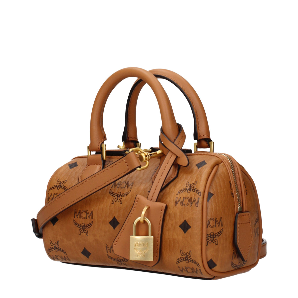 MCM Handbags Women Fabric  Brown/Cognac