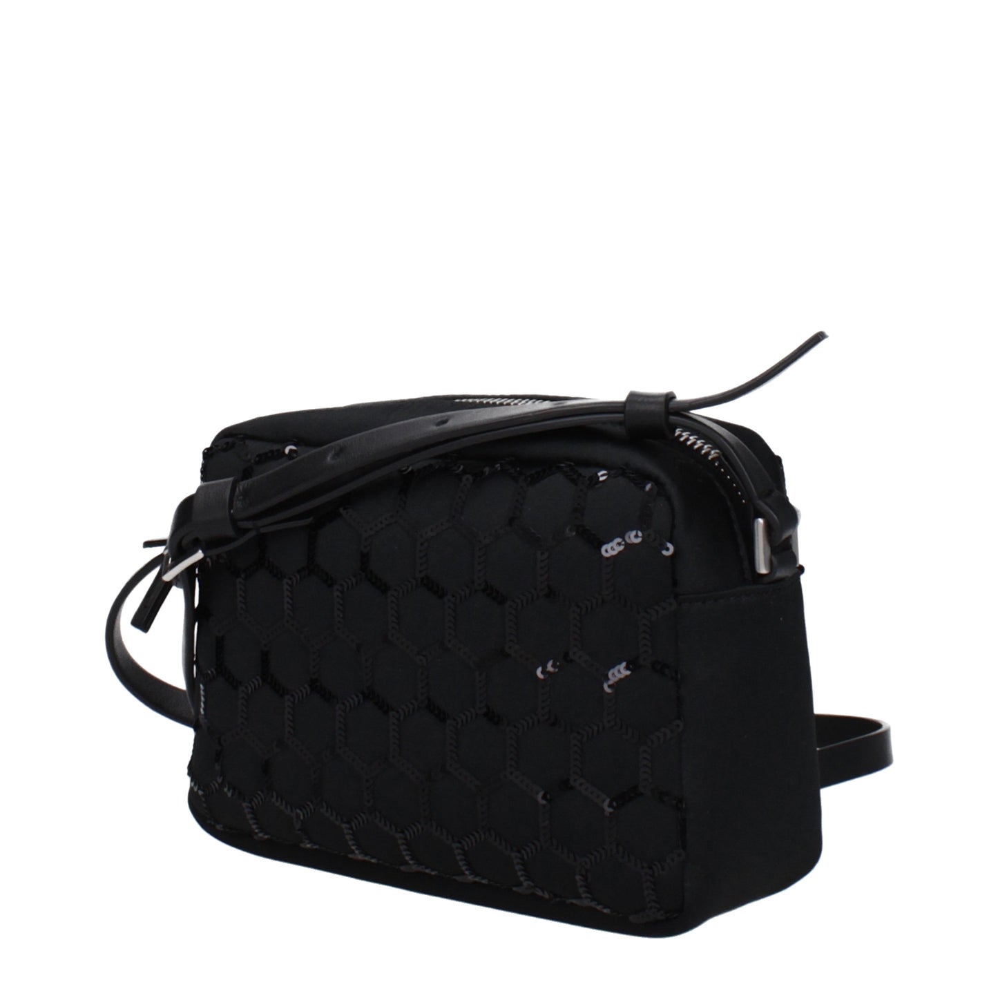 Fabiana Filippi Crossbody Bags Women Satin Black