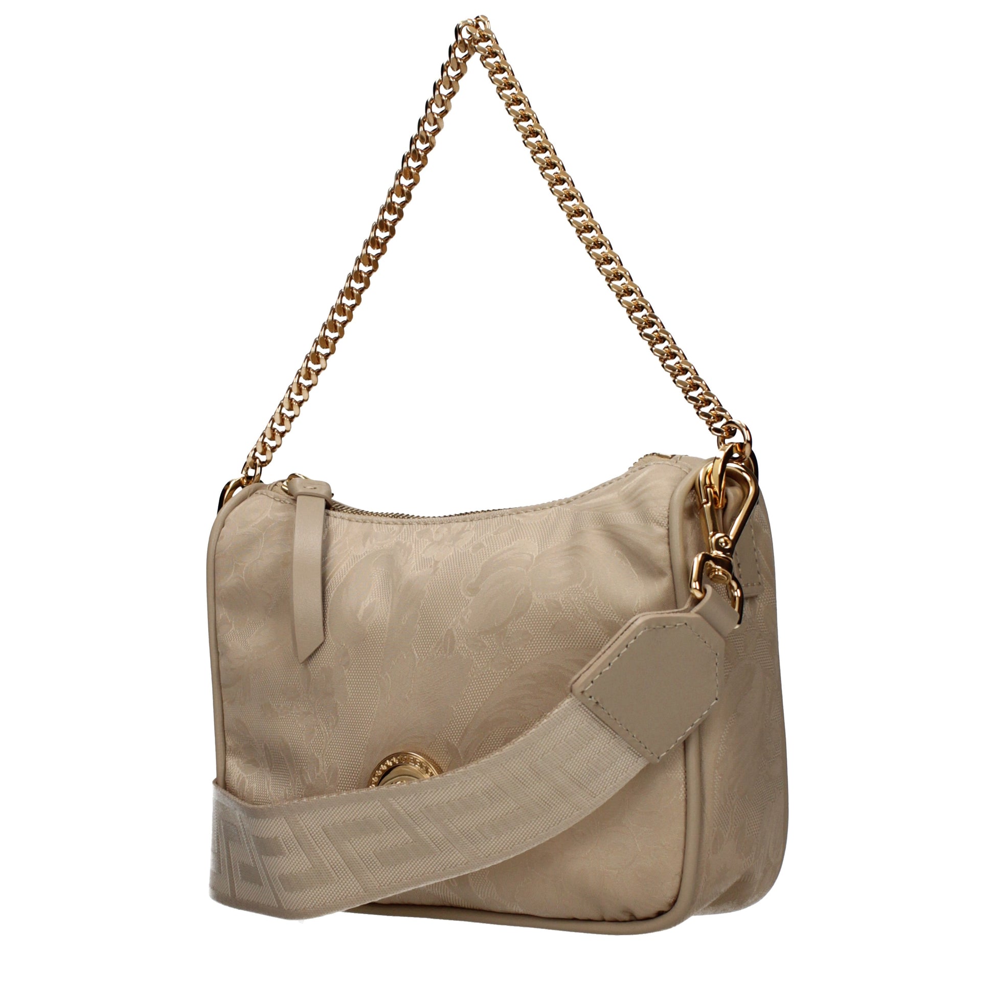 Versace Handbags Women Fabric  Beige/Sand