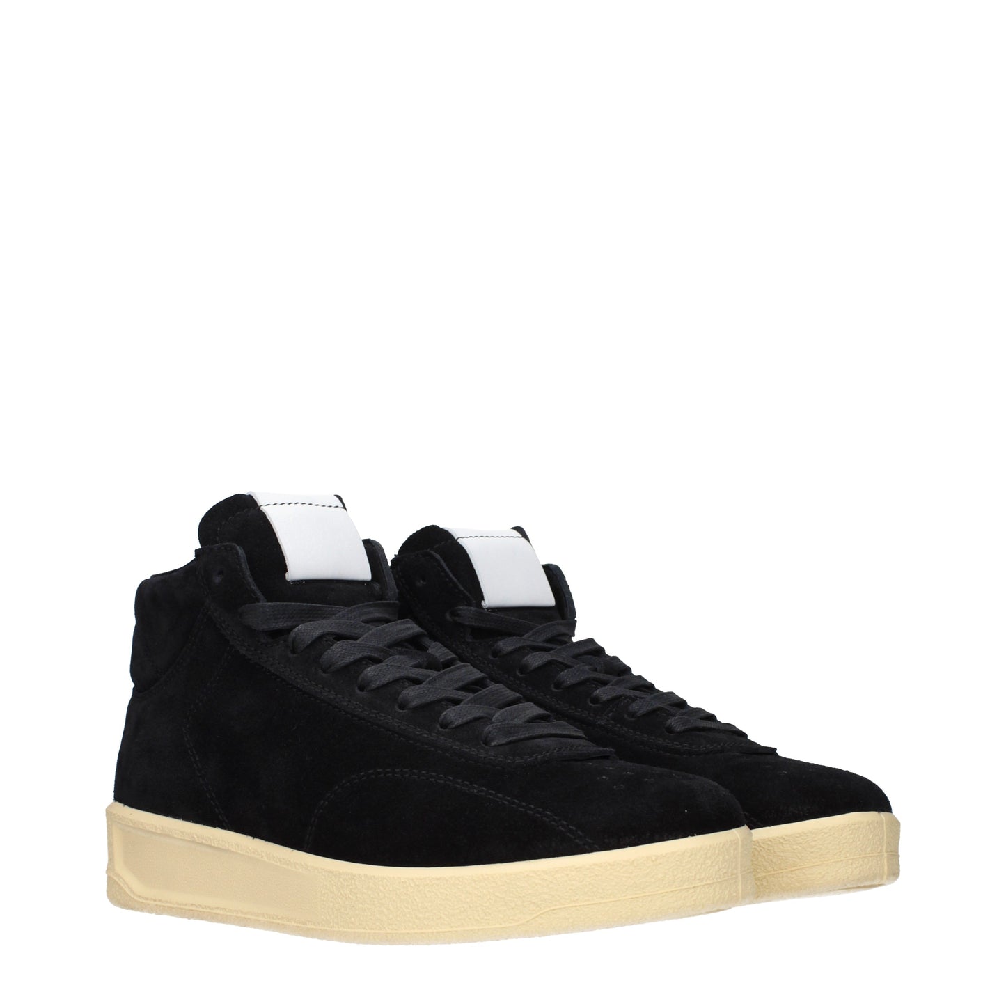 Jil Sander Sneakers Men Suede Black
