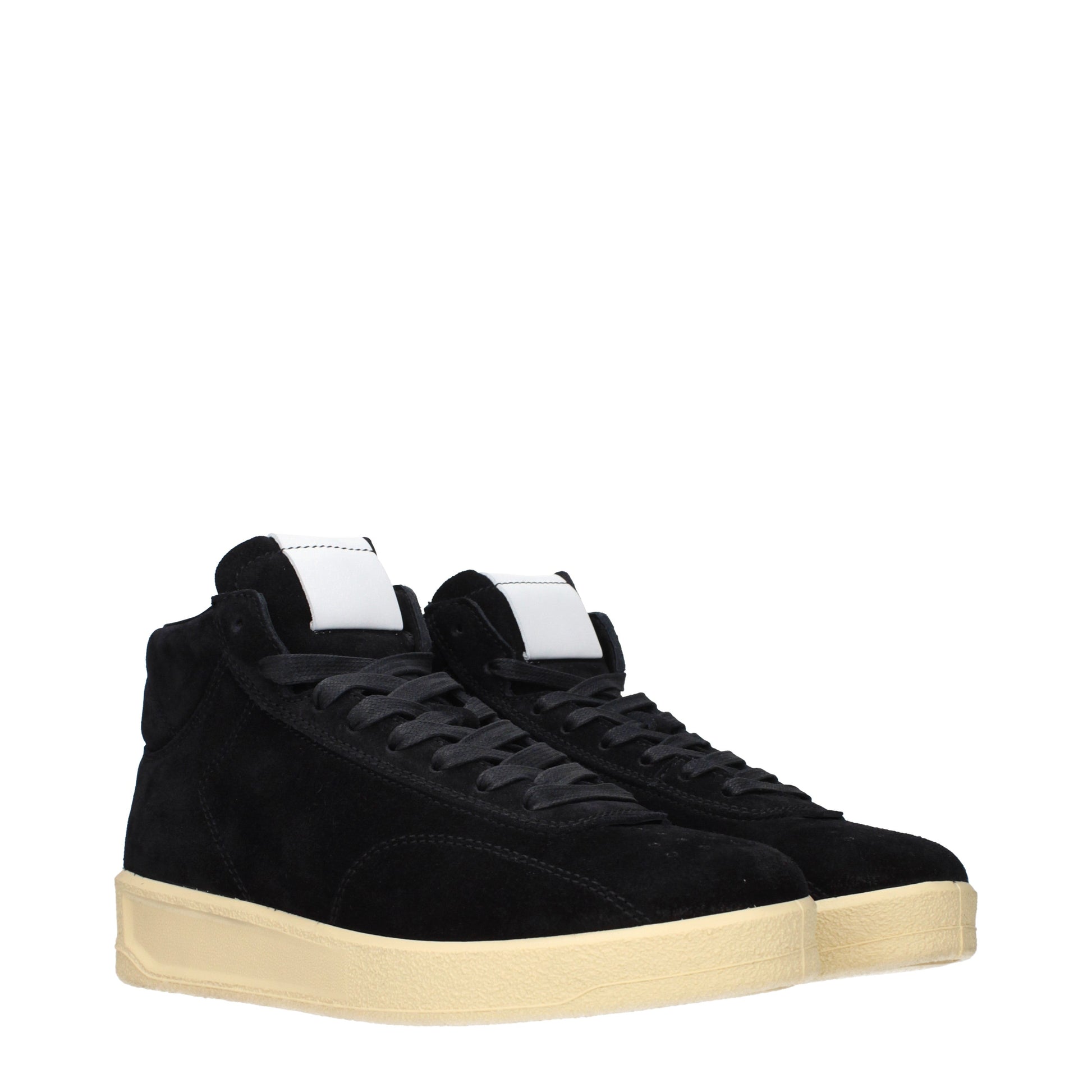 Jil Sander Sneakers Men Suede Black