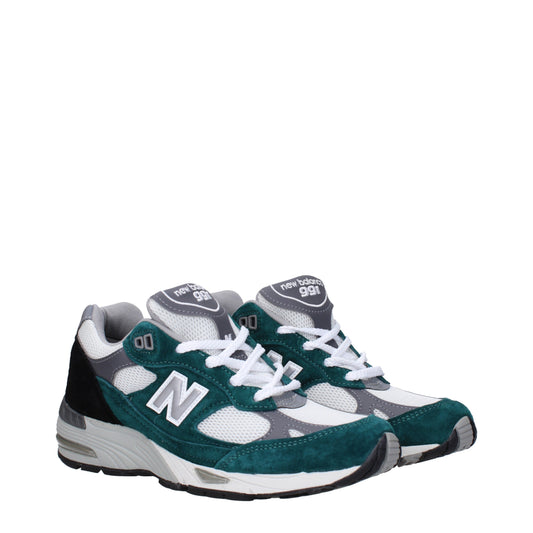 New Balance Women's Sneakers in Fabric  Green