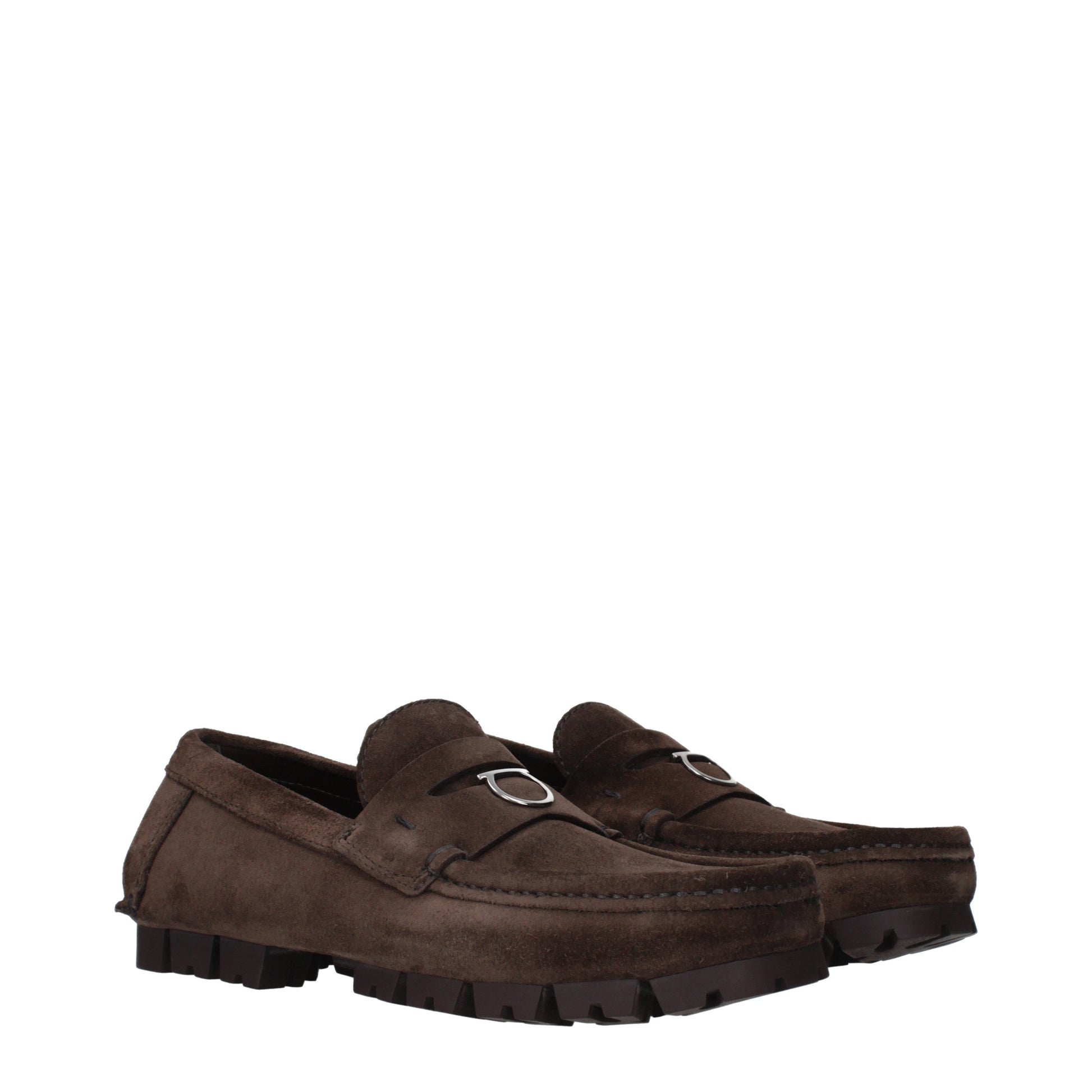 Salvatore Ferragamo Men's Loafers Suede