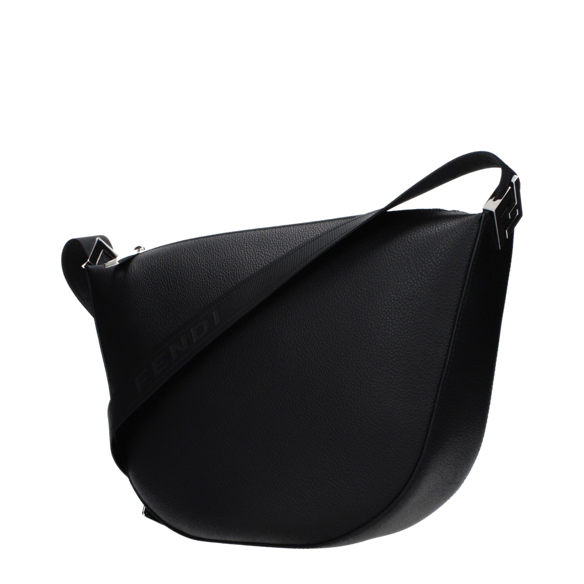 Fendi Crossbody Bags Men Leather Black