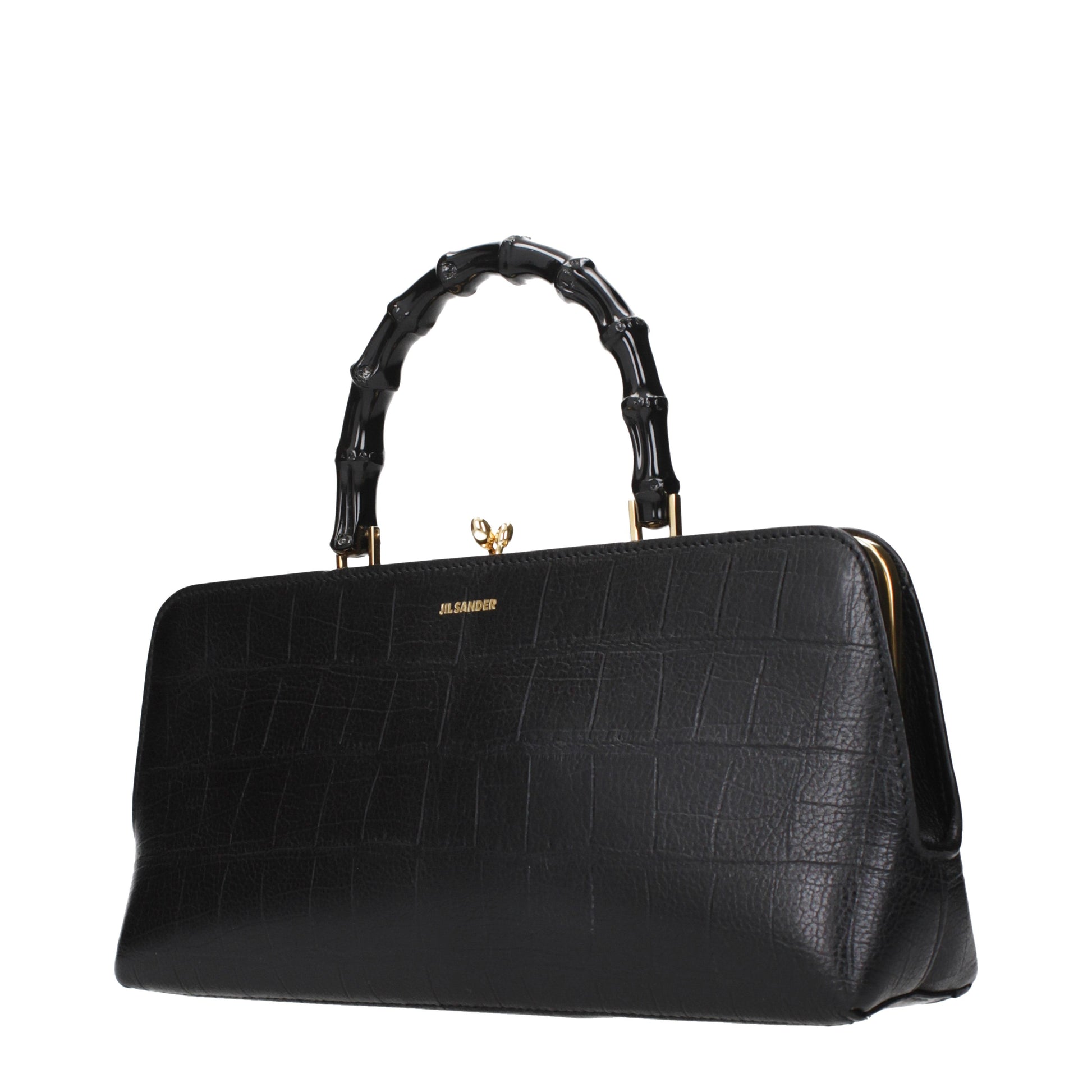 Jil Sander Handbags Women Leather Black