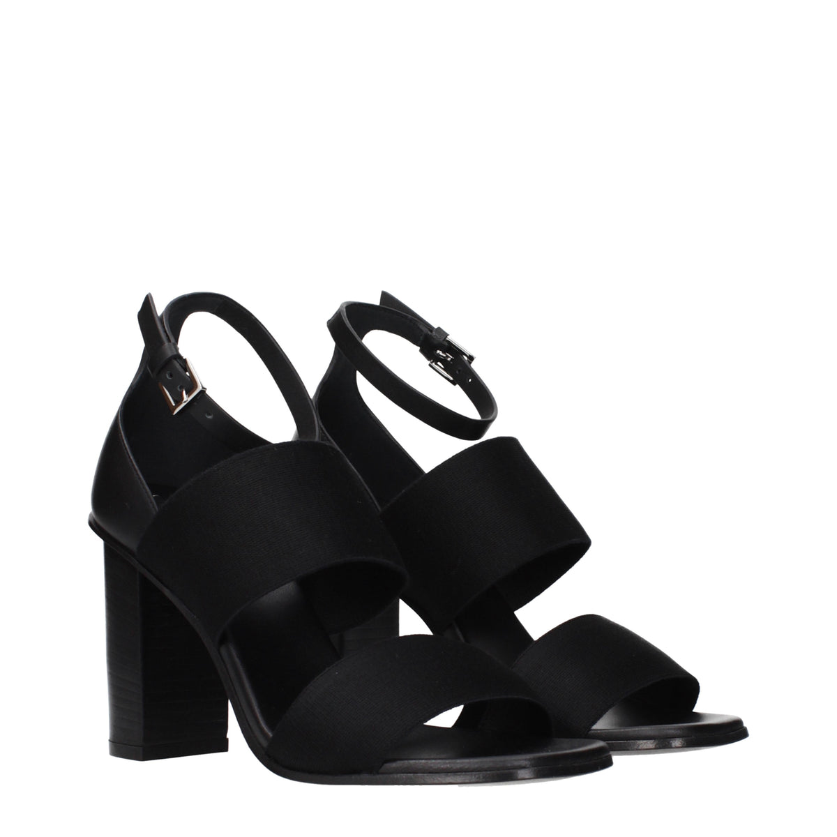 Max Mara Sandals Women Fabric  Black