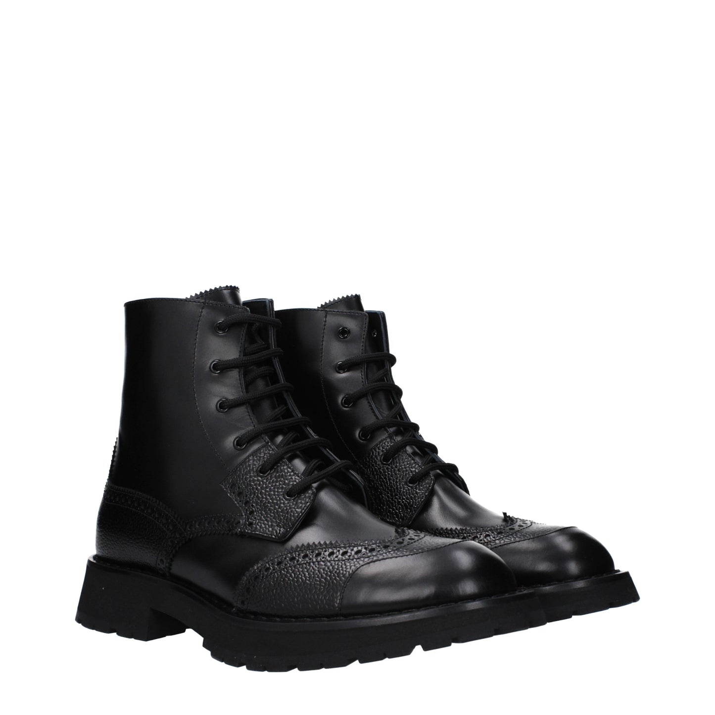 Alexander McQueen Men's Ankle Boots Leather