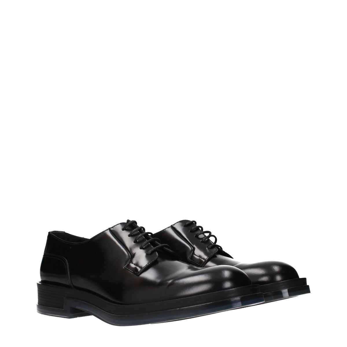 Alexander McQueen Lace up and Monkstrap Men Leather Black