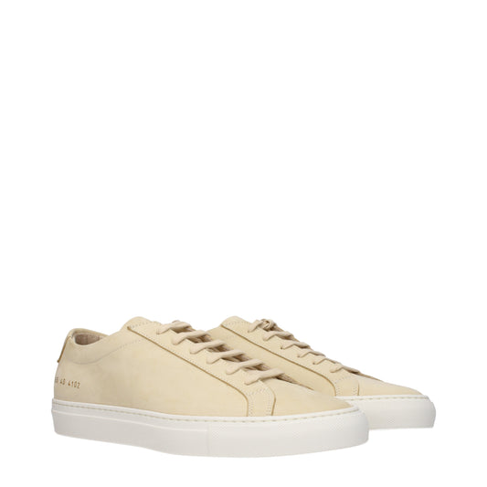 Common Projects Men's Sneakers in Suede Beige