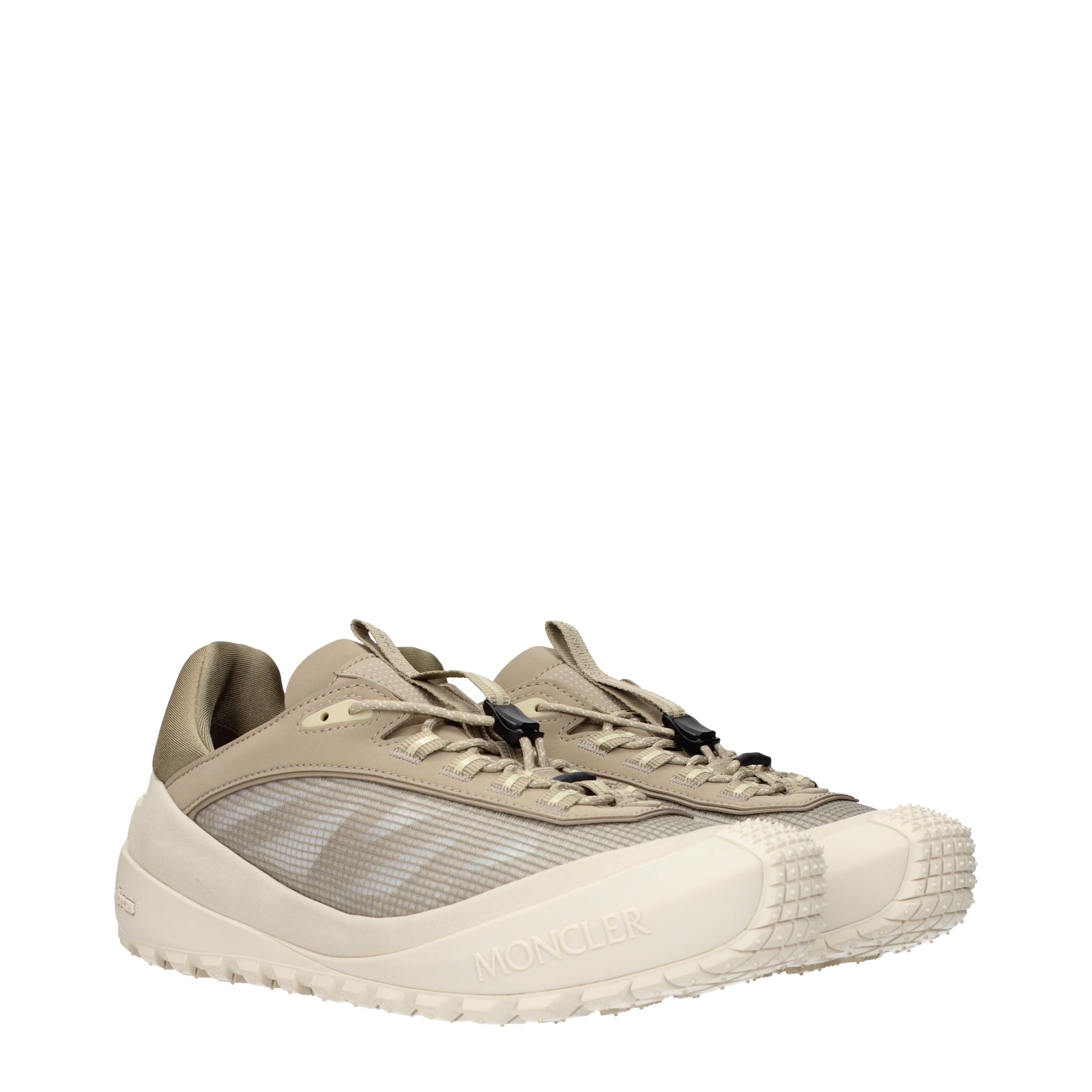 Moncler Sneakers Women Fabric  Beige