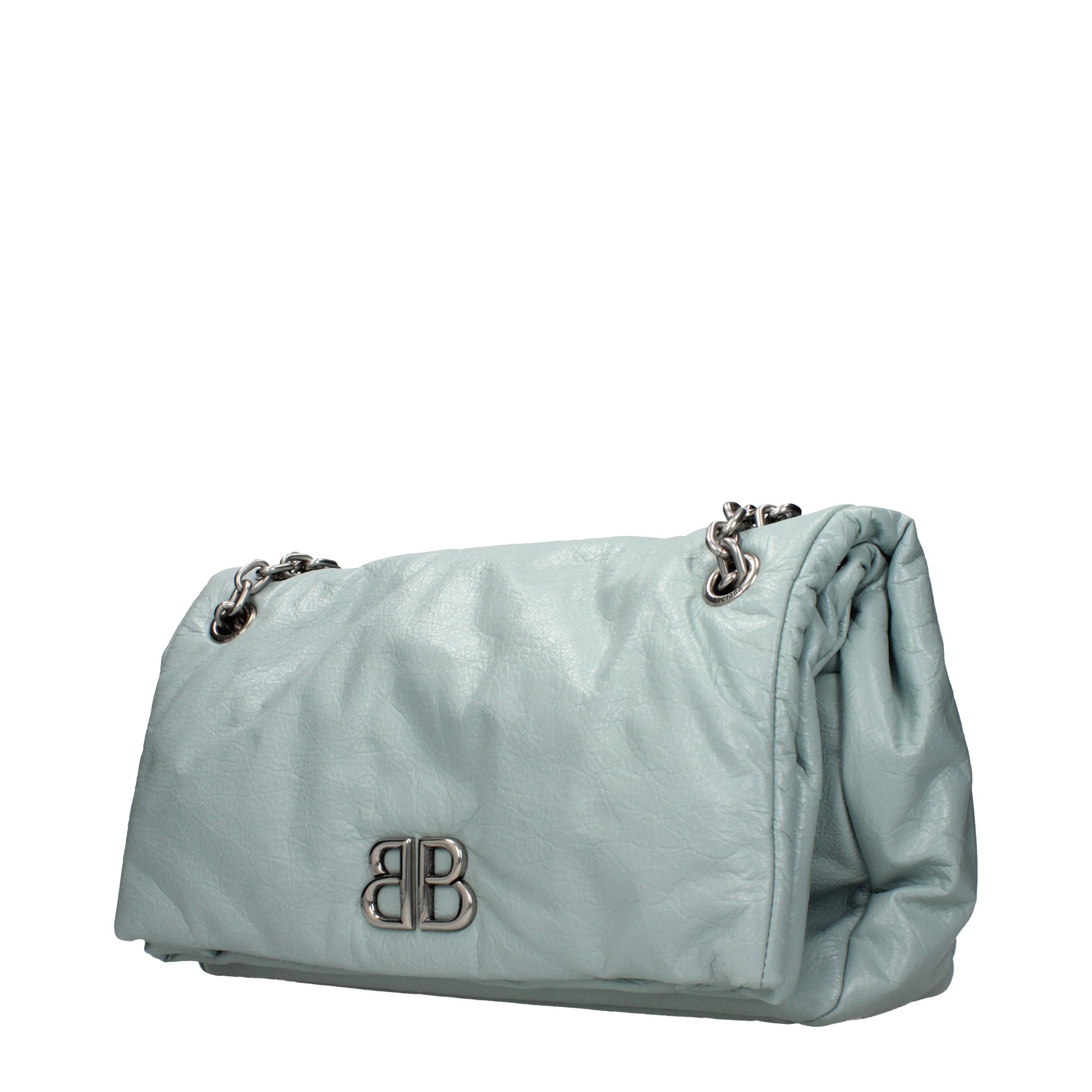 Balenciaga Shoulder Bags Women Leather Heavenly/Water