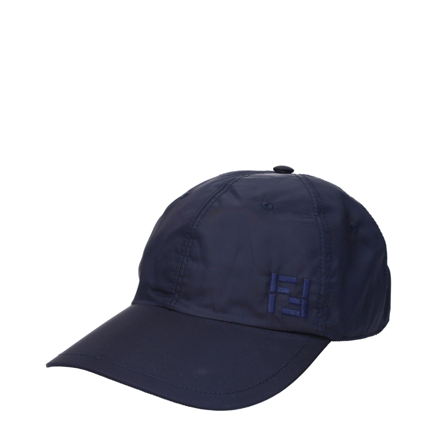Fendi Hats Men Nylon Blue/Dark Blue