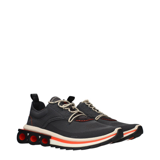 Salvatore Ferragamo Men's Sneakers Fabric