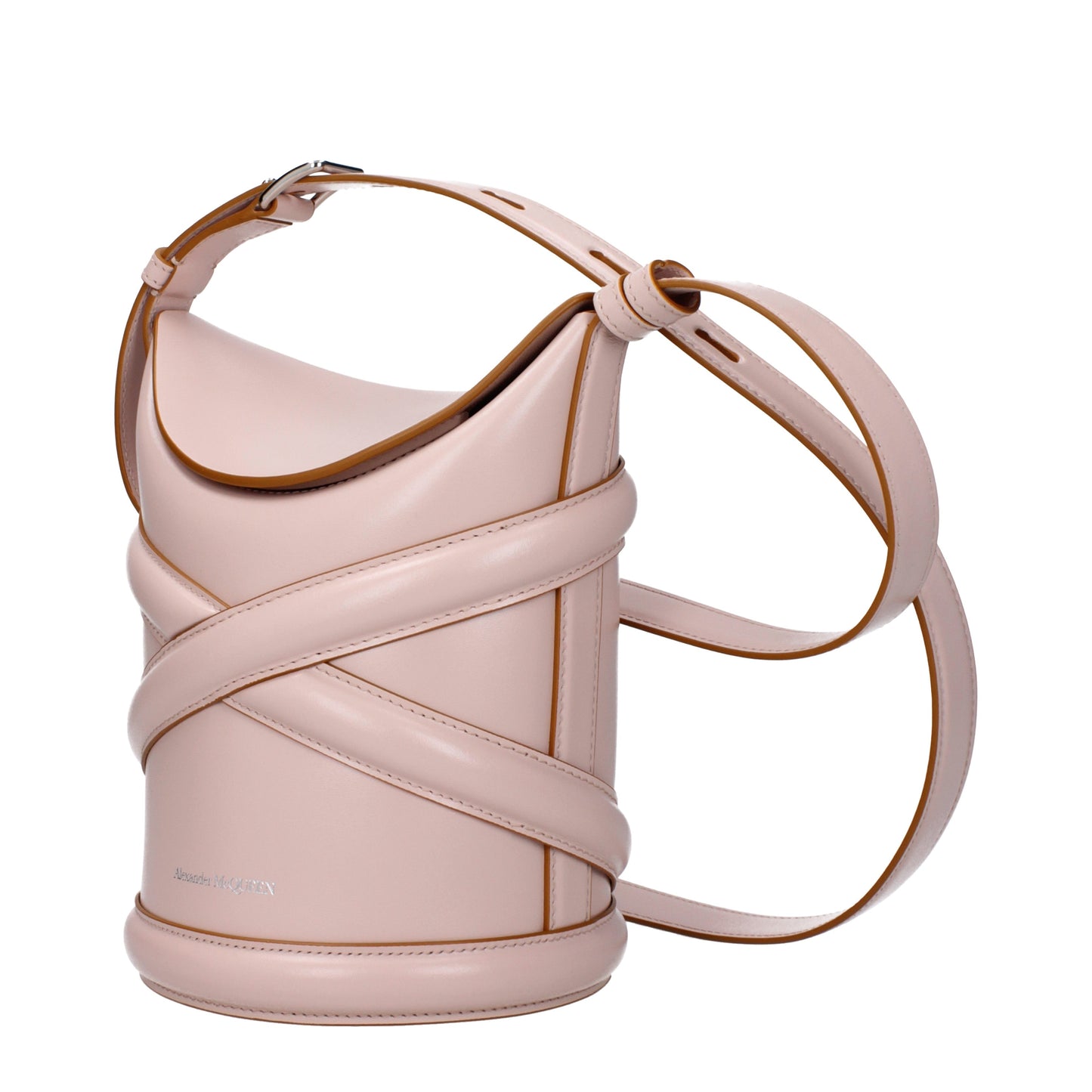 Alexander McQueen Crossbody Bags Women Leather Pink