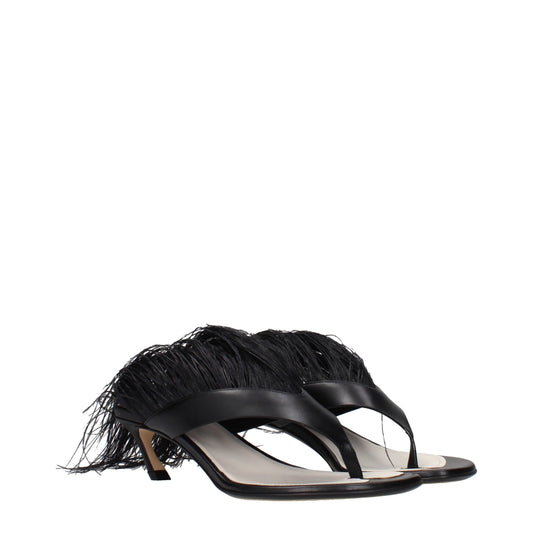 Lanvin Women's Flip Flops Leather