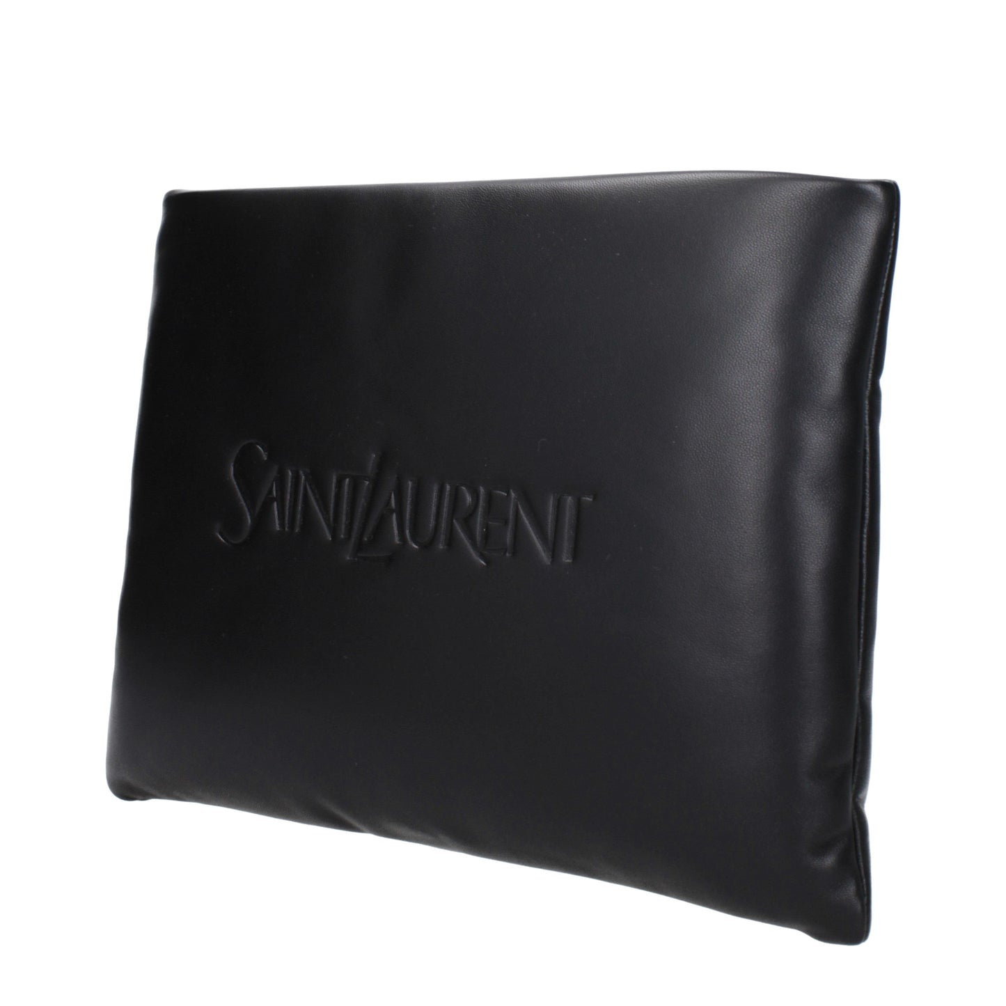 Saint Laurent Clutches Men Leather Black