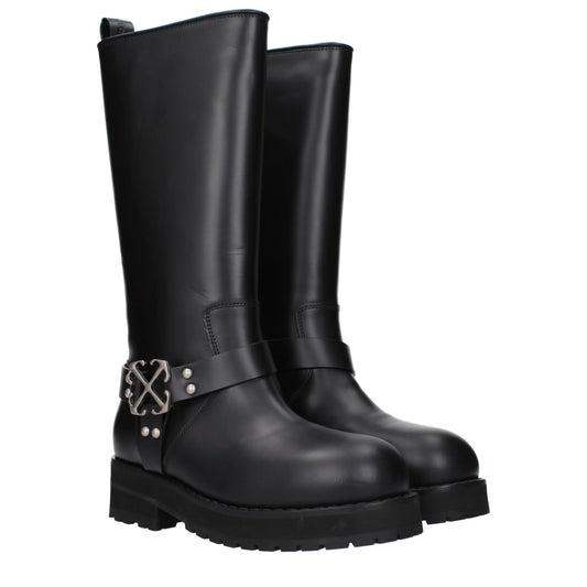 Off-White Women's Boots Leather