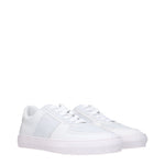 Moncler Sneakers Men Leather White/Light Grey