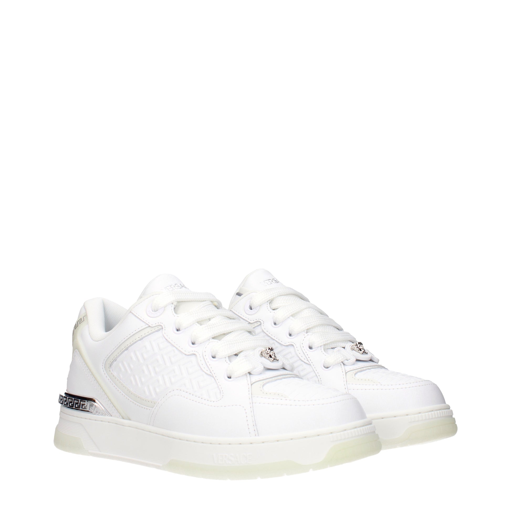 Versace Sneakers Men Leather White