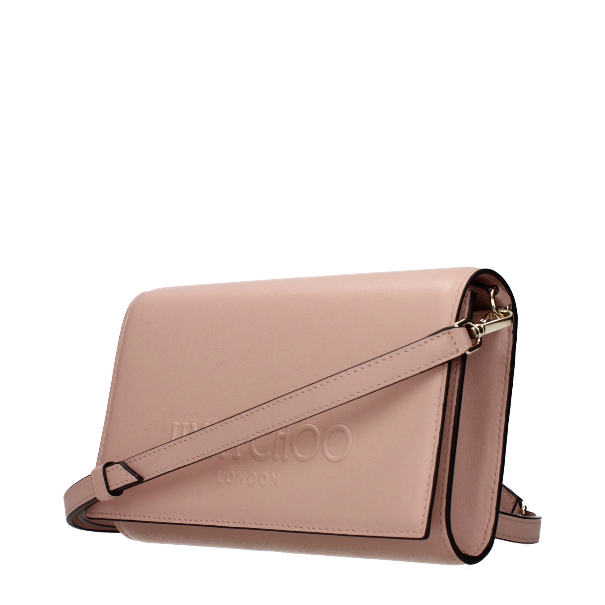 Jimmy Choo Women's Clutches Leather Powder