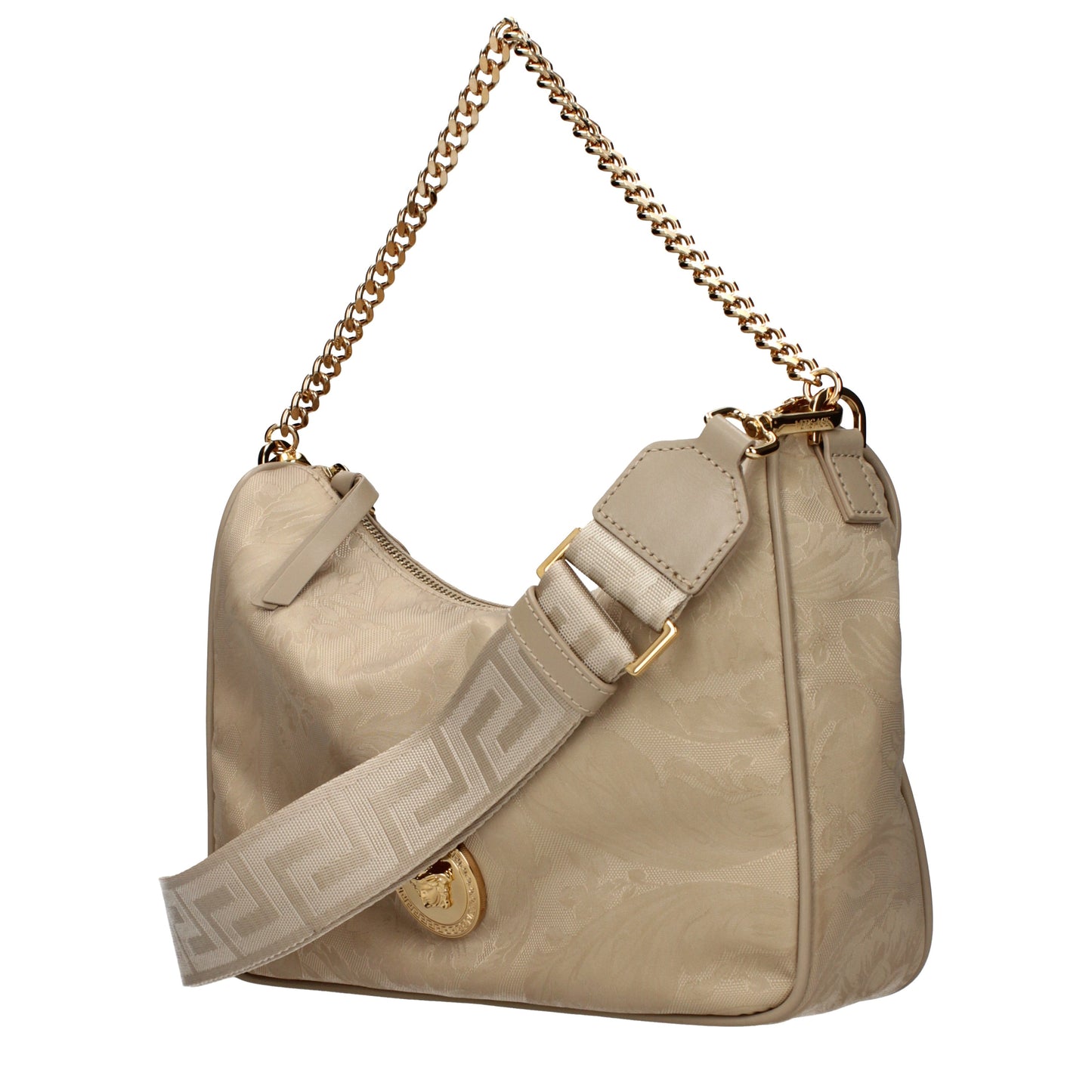 Versace Handbags Women Fabric  Beige/Sand