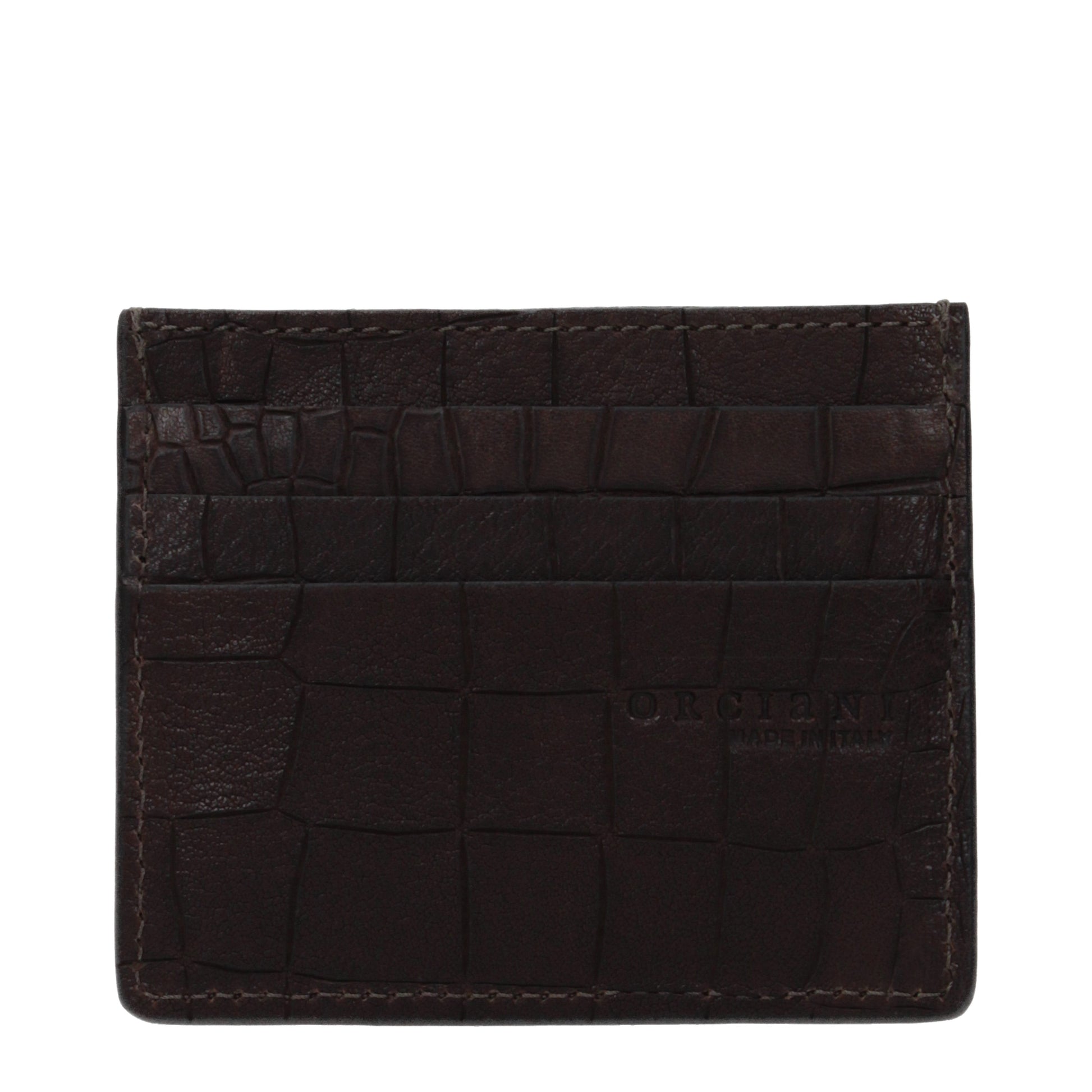 Orciani Document Holders Men Leather Brown/Ebony