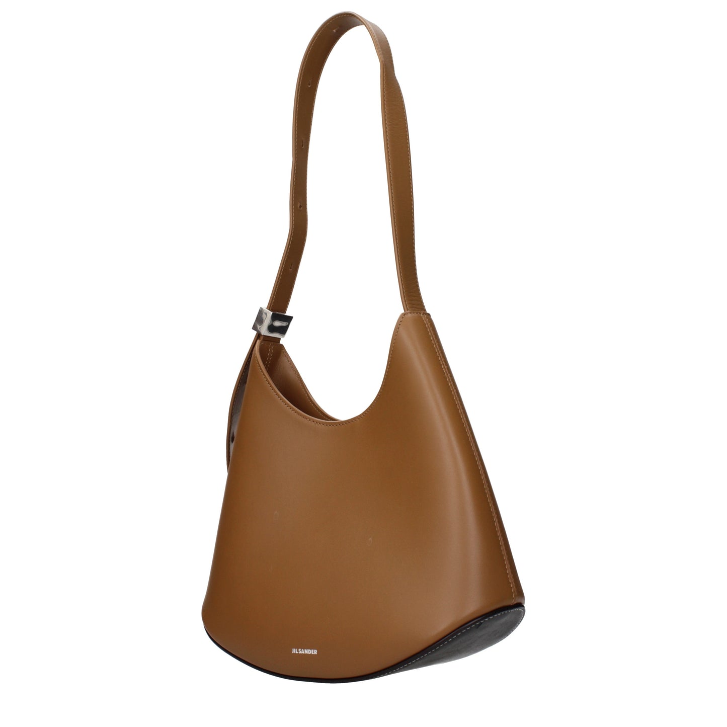 Jil Sander Shoulder Bags Women Leather Brown/Hazelnut