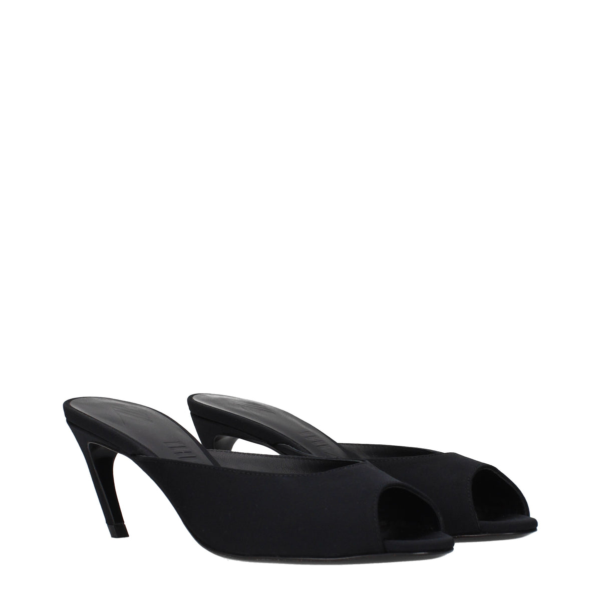 The Attico Sandals Women Fabric  Black