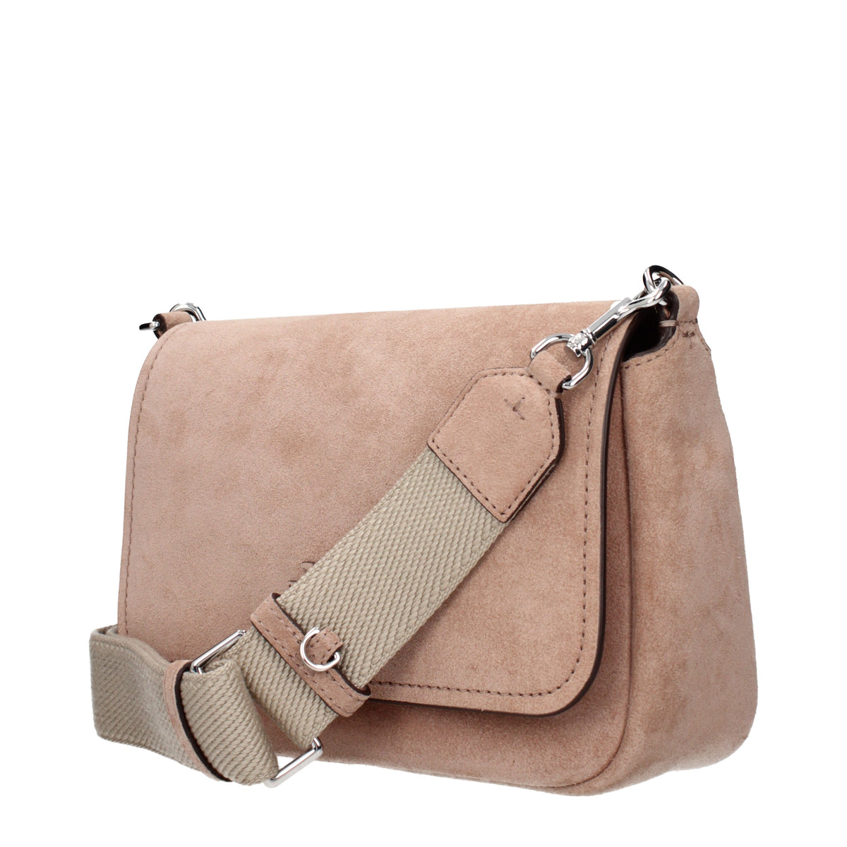 Tory Burch Crossbody Bags Women Suede Pink/Mauve