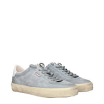 Golden Goose Sneakers Men Suede Gray/White