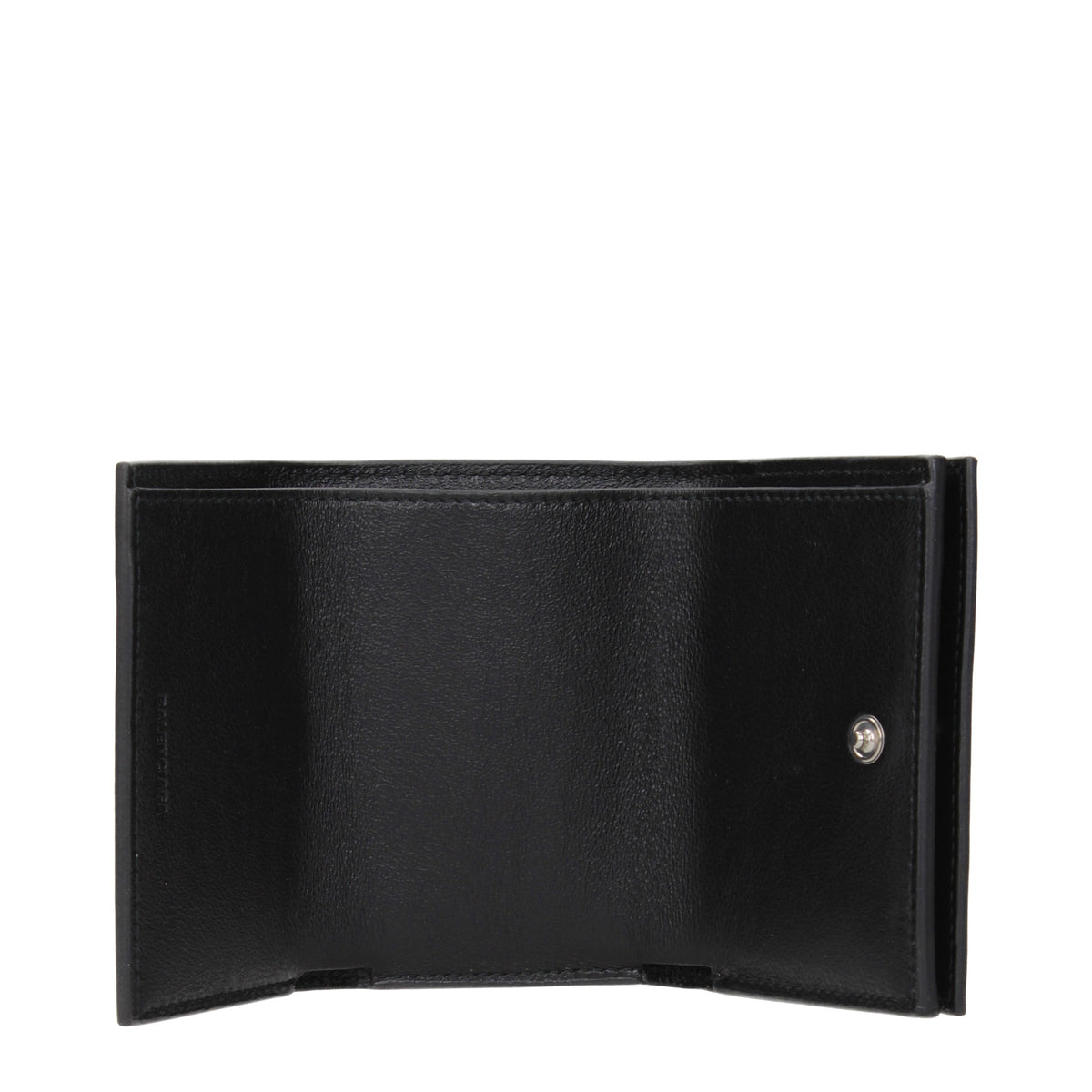 Balenciaga Wallets Women Leather Black