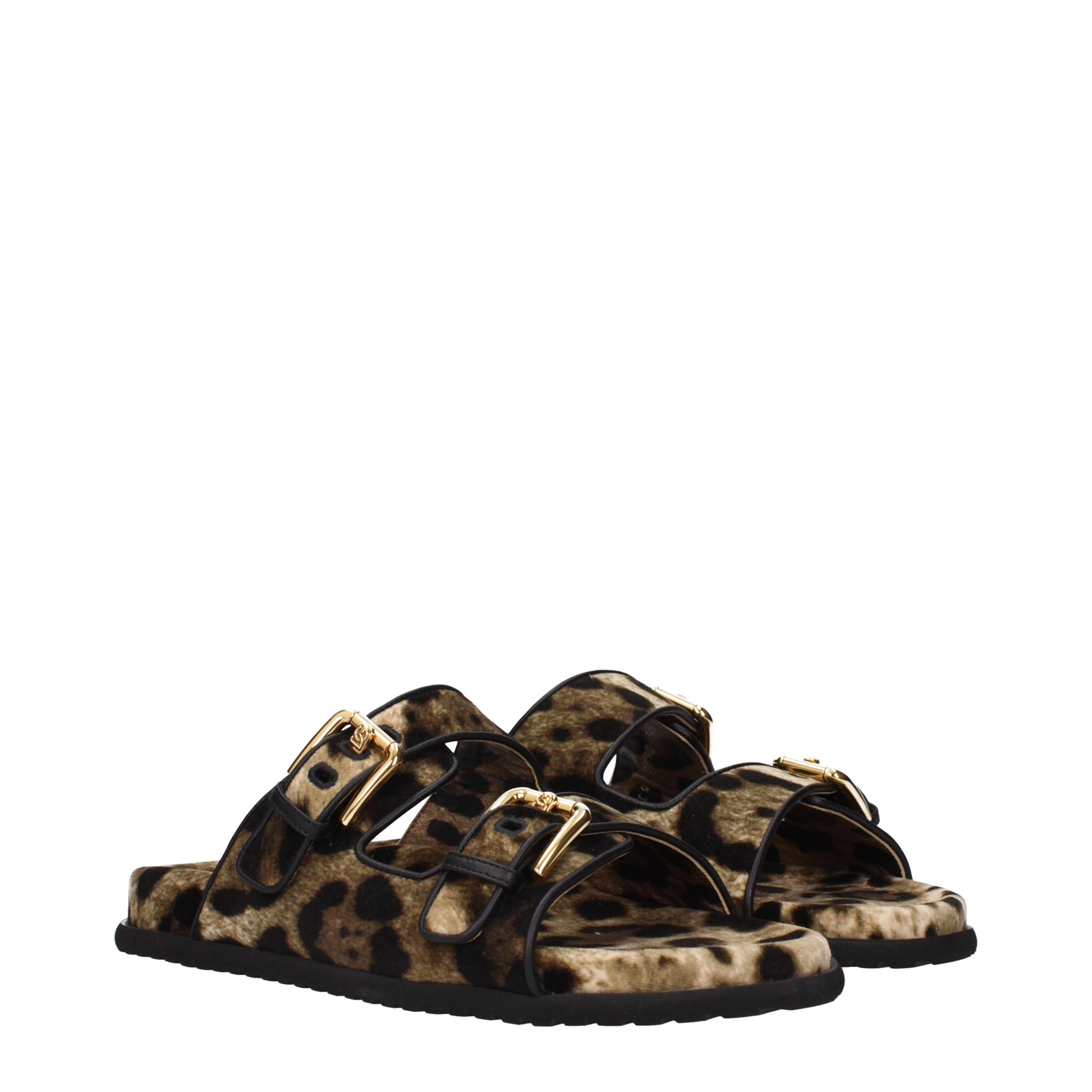 Dolce&Gabbana Women's Slippers and Clogs Velvet