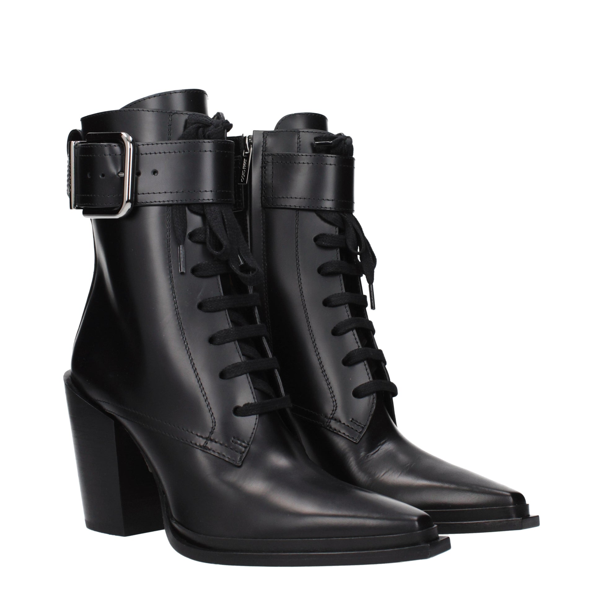 Jimmy Choo Ankle Boots Women Leather Black