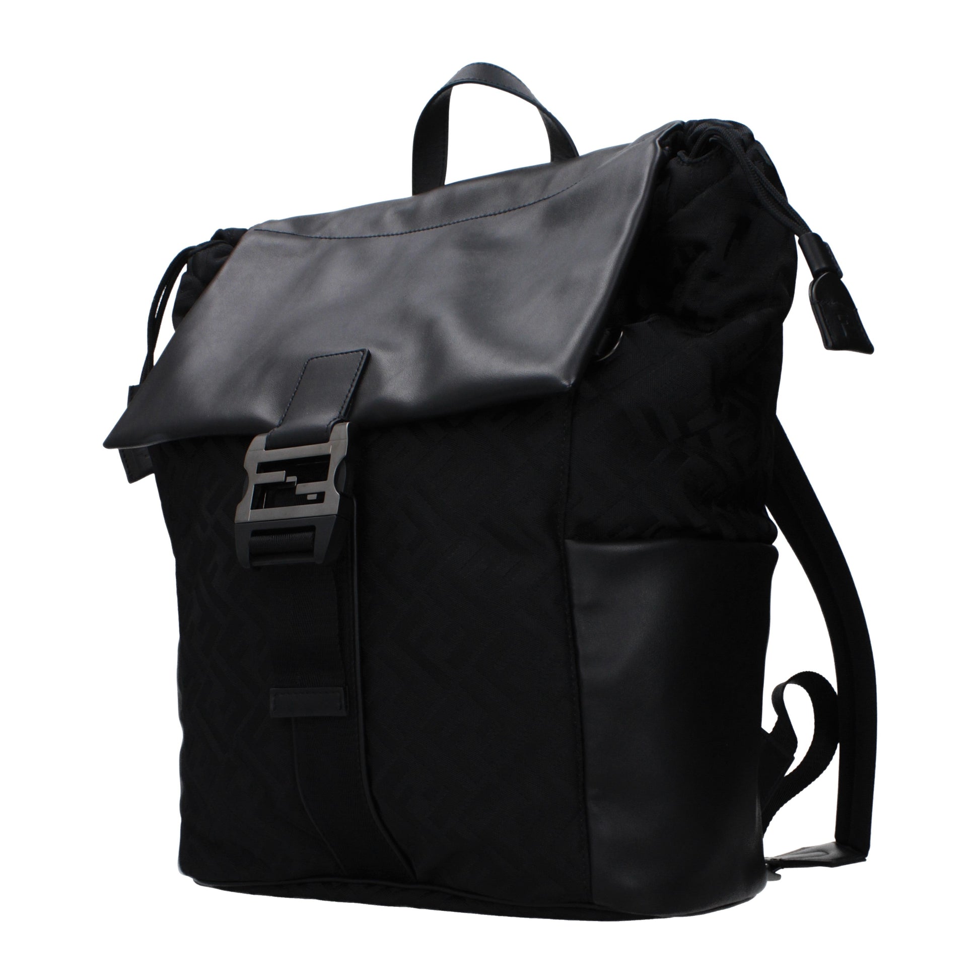Fendi Backpacks and Bumbags Men Fabric  Black