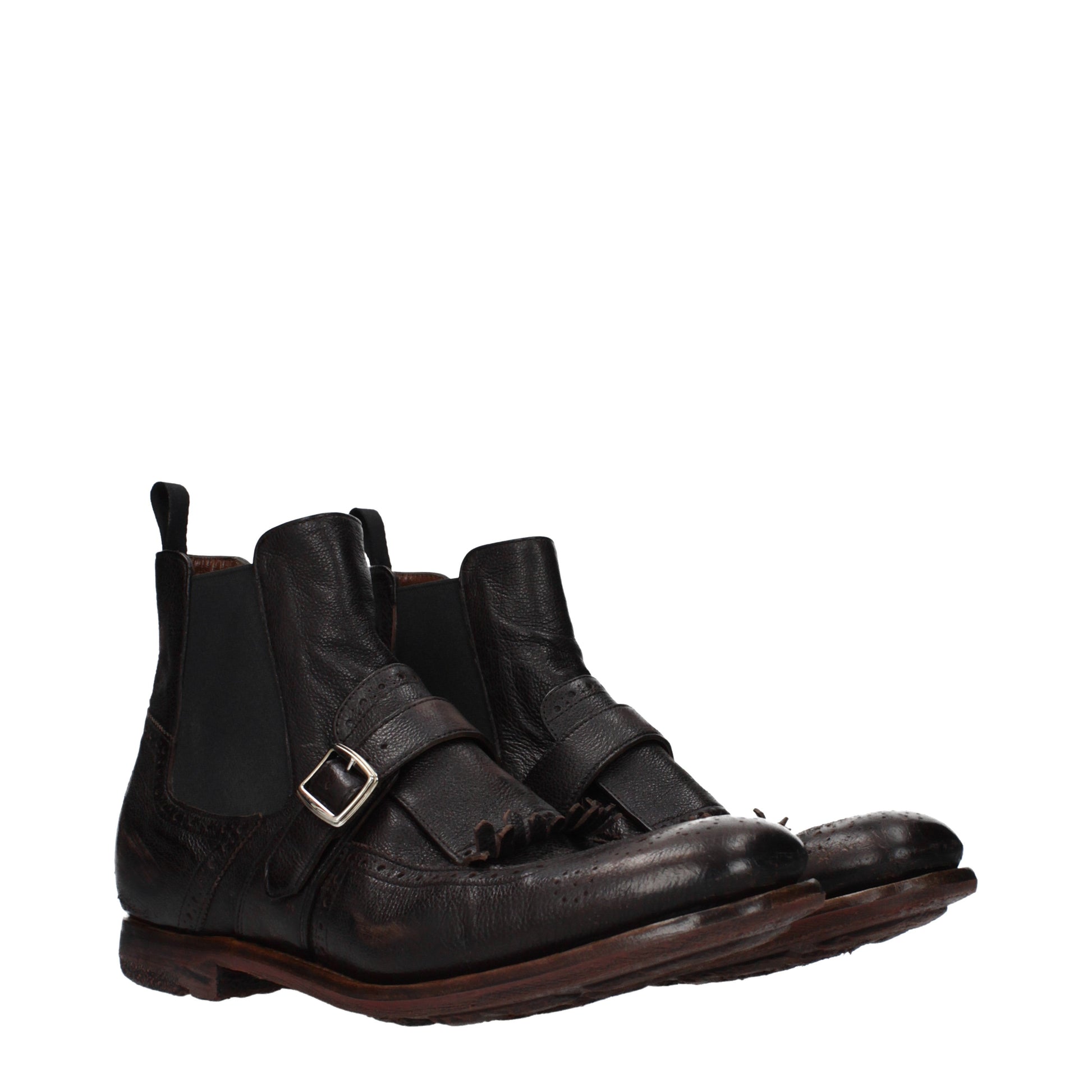 Church's Ankle Boots Men Leather Brown/Ebony