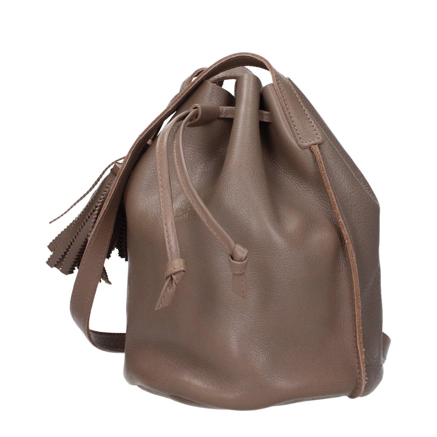 Il Bisonte Crossbody Bags Women Leather Gray/Turtledove