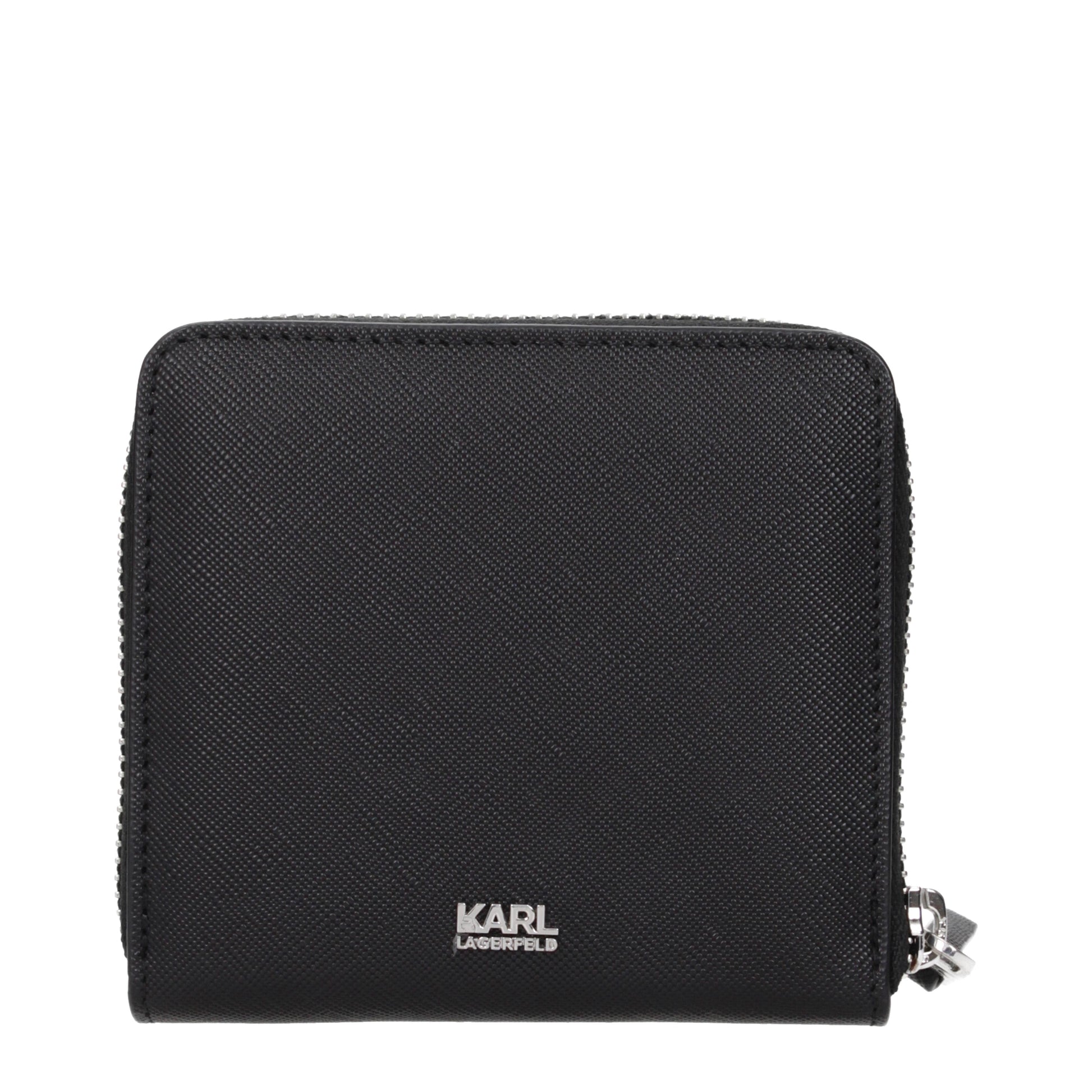 Karl Lagerfeld Coin Purses Women Polyurethane Black
