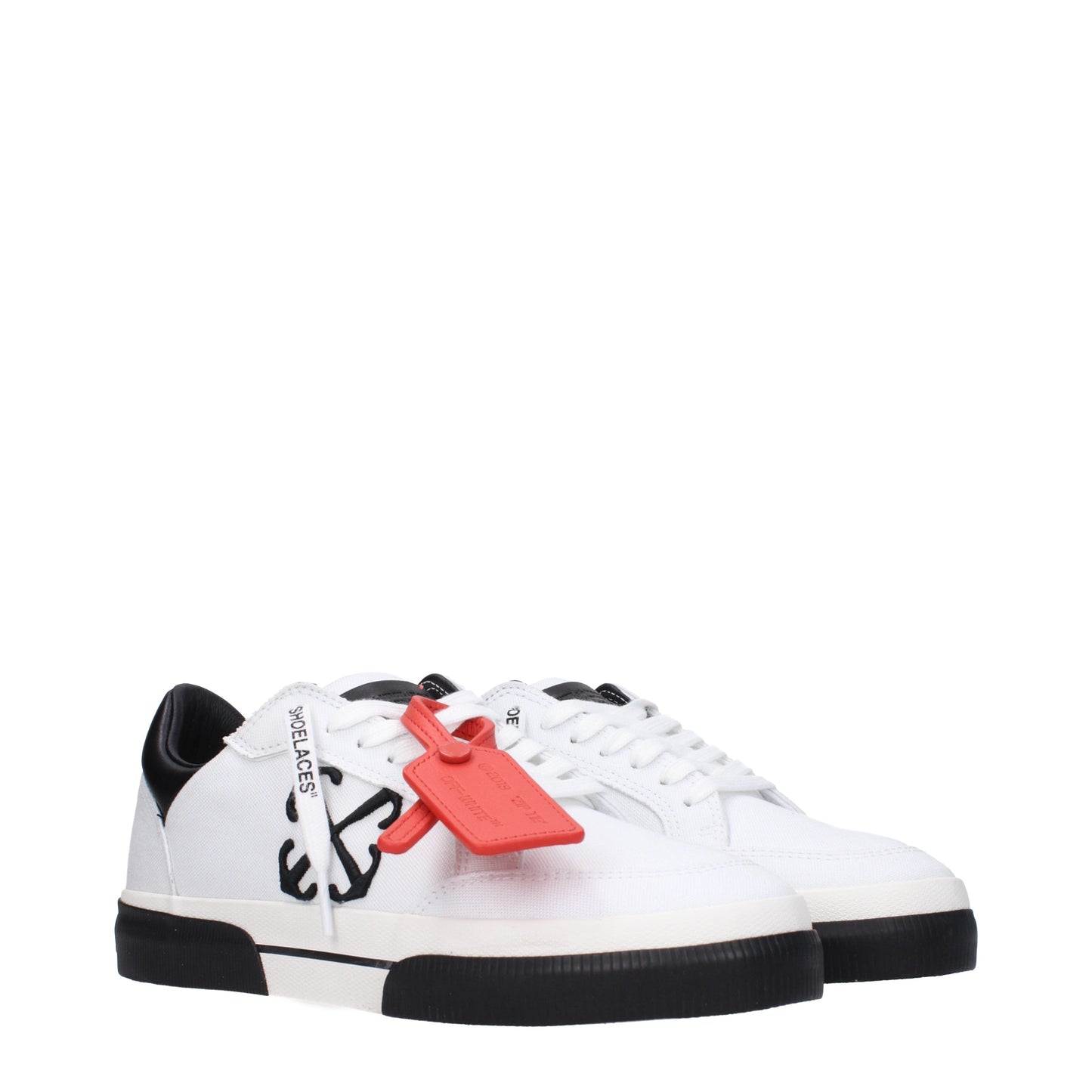 Off-White Men's Sneakers in Fabric  White/Black